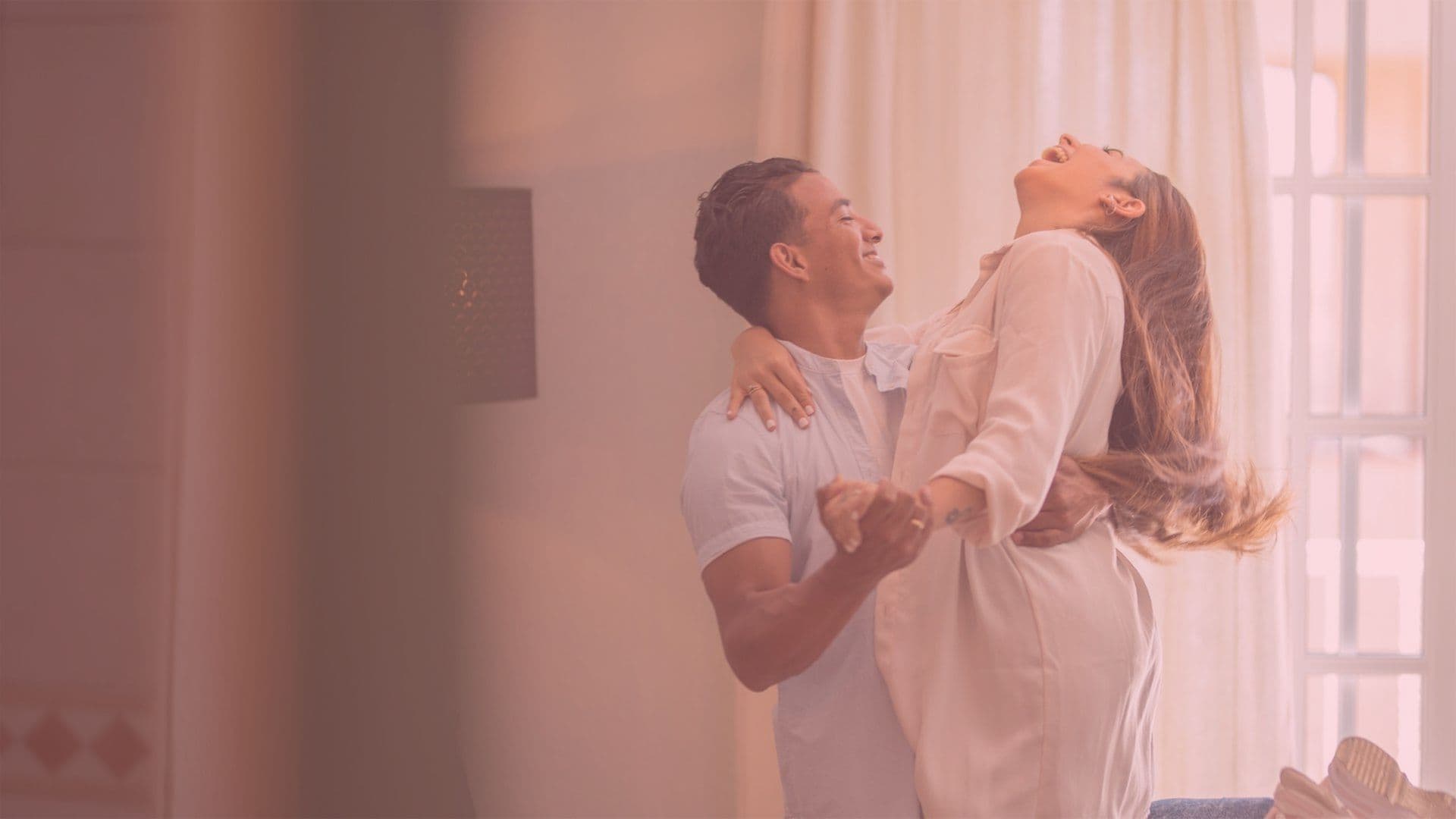 Couple dancing together